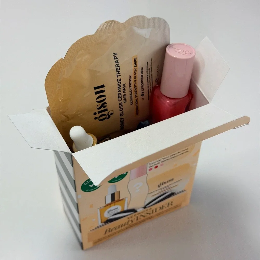 Gisou Honey Infused Hair & Lip Care Set Women New in Box